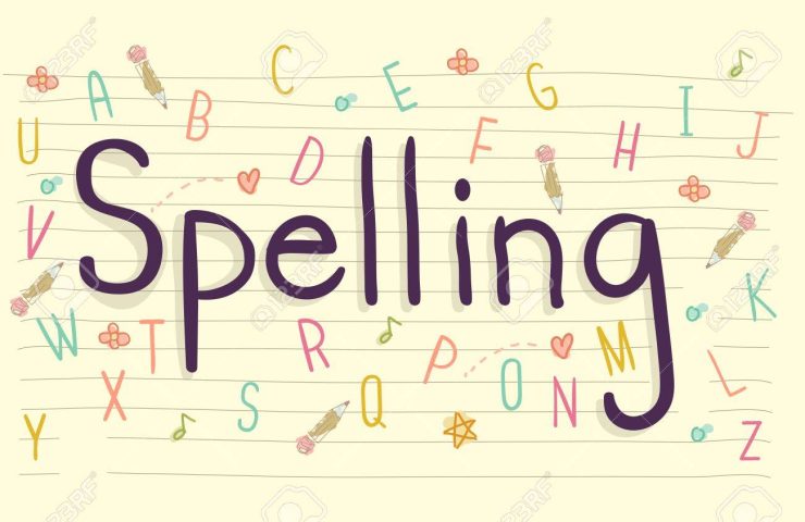 Spelling Letter Doodles Paper